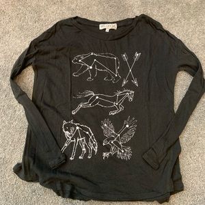 Wildfox Constellations Long Sleeve Shirt